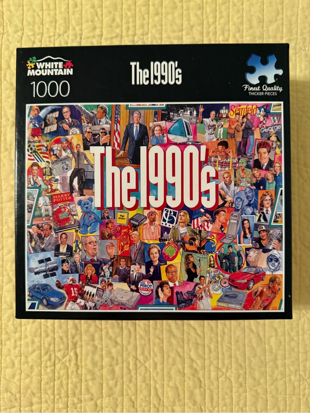 The 1990’s 1000 piece puzzle depicting items